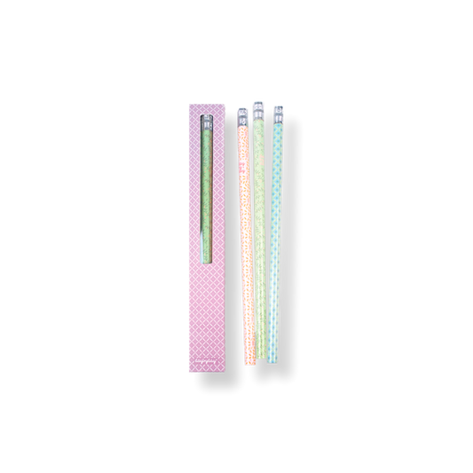 Coffret de 3 crayons à motifs - Daybyday
