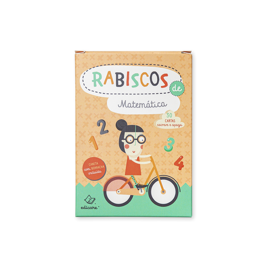 Gribouillages mathématiques (30 cartes à écrire et à effacer) - Edicare