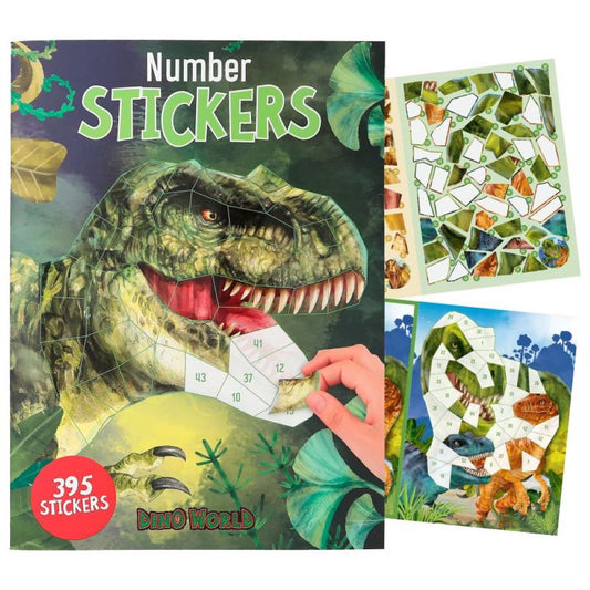 Number Stickers - Dino World