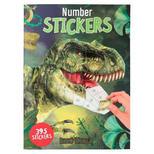 Number Stickers - Dino World