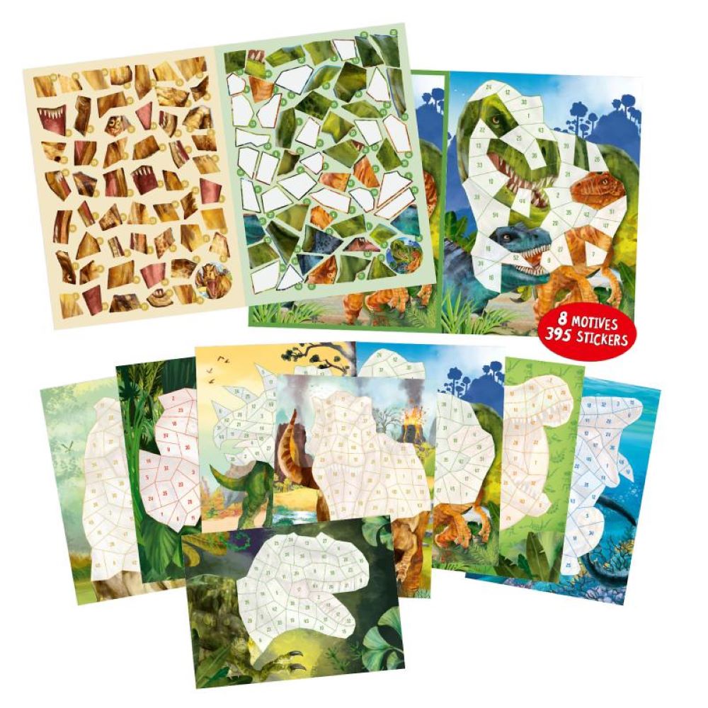 Number Stickers - Dino World