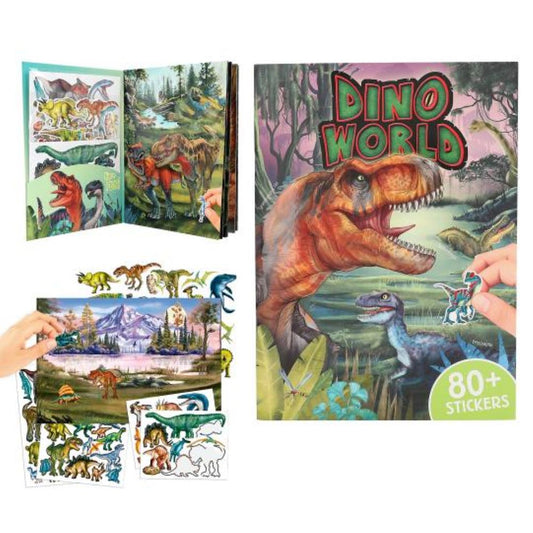 Book With Puffy Stickers - Dino World