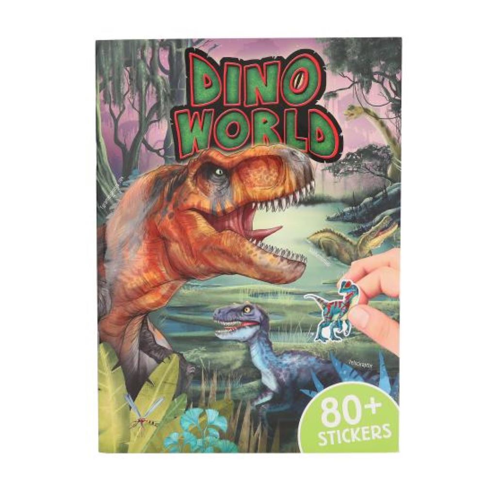 Book With Puffy Stickers - Dino World