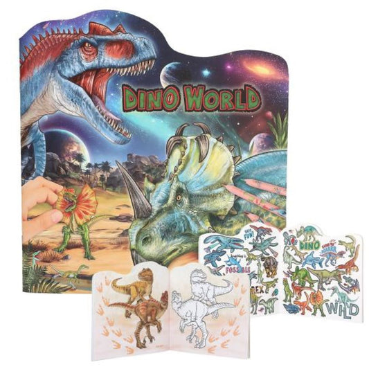 Colouring Book Figural - Dino World