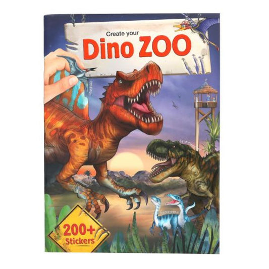 Livro de autocolantes Dino Zoo - Dino World