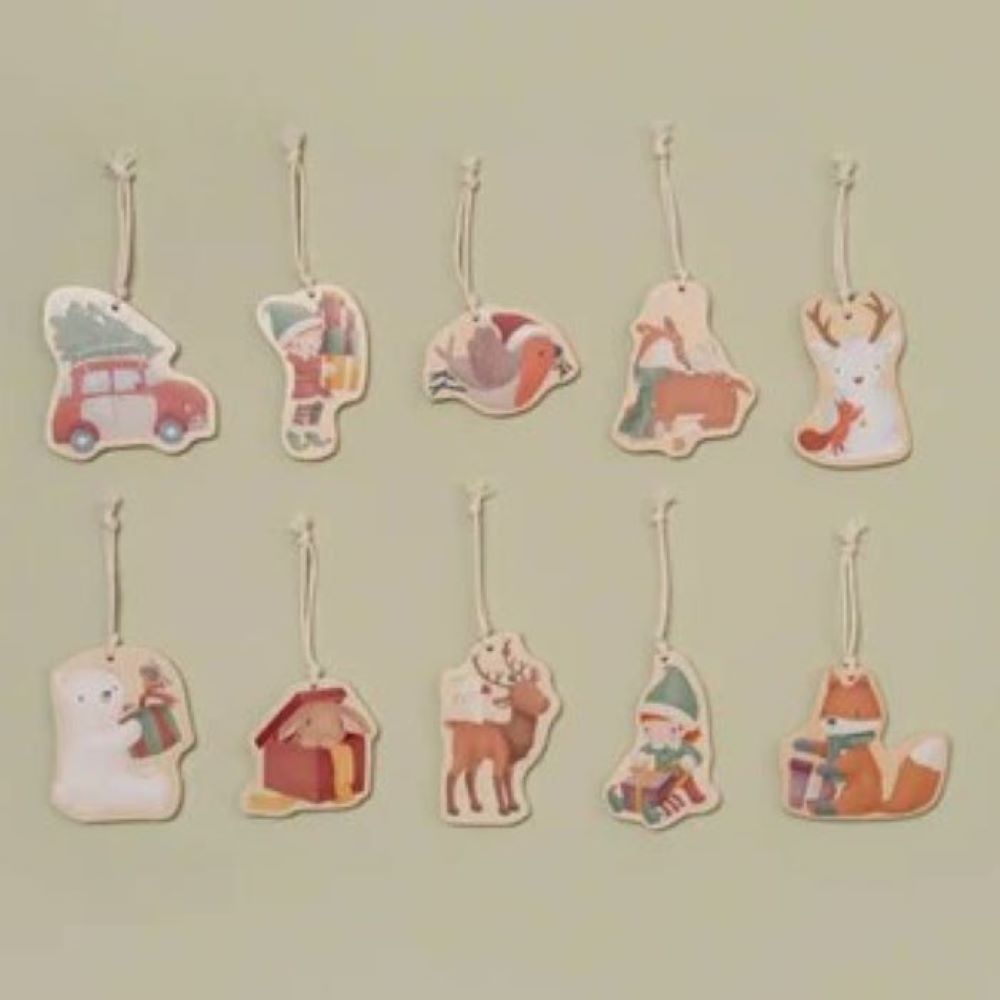 Décorations de Noël en bois - Little Dutch