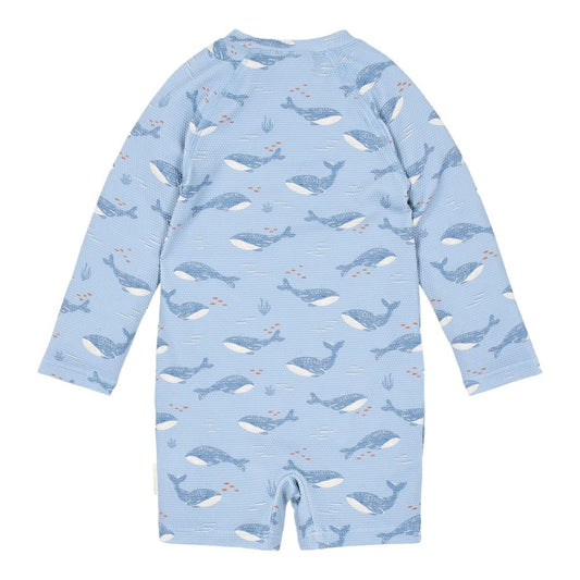 Macacão de Banho de Manga Comprida Ocean Splash UPF 40 - Little Dutch