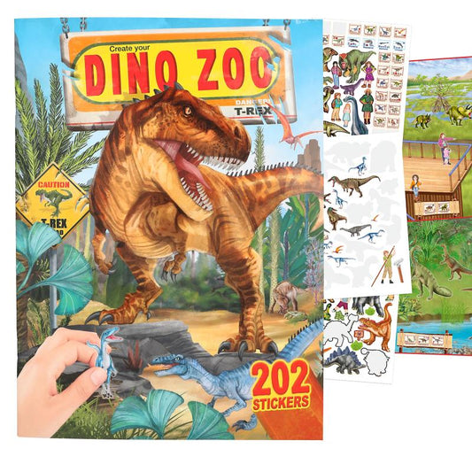 Create Your Dino Zoo Sticker Book - Dino world