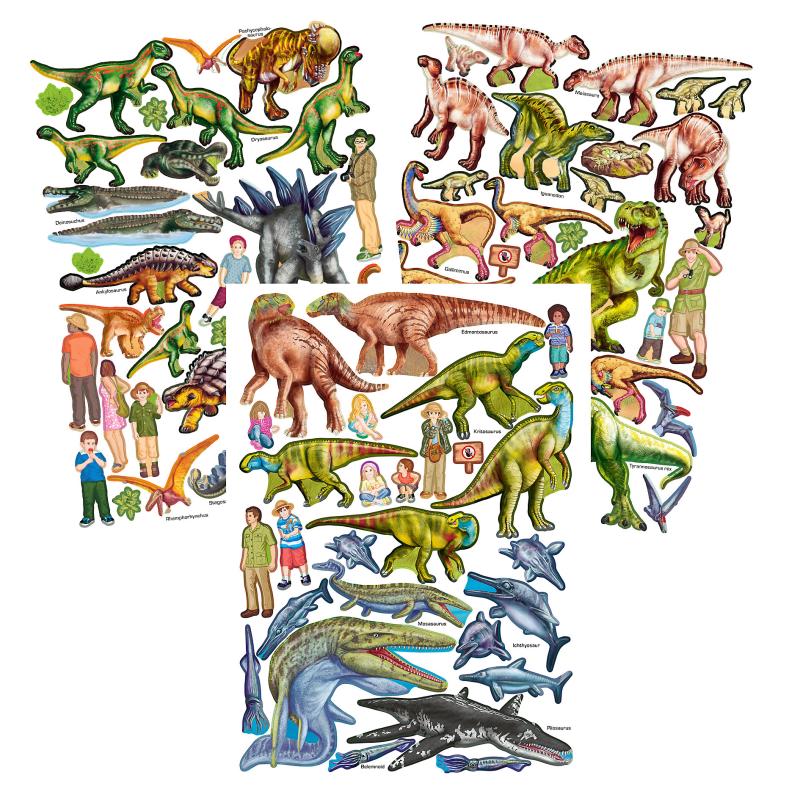 Create Your Dino Zoo Sticker Book - Dino world