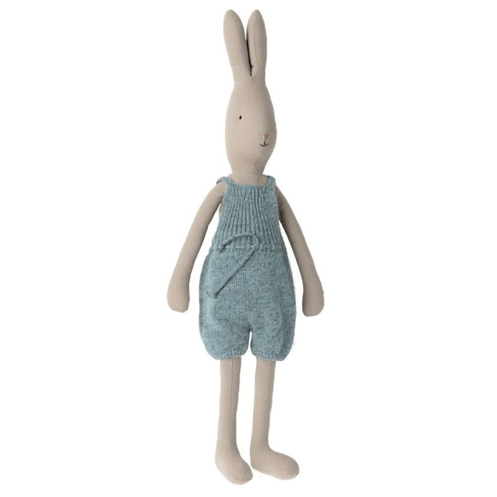 Lapin en tissu avec salopette taille 4 - Maileg