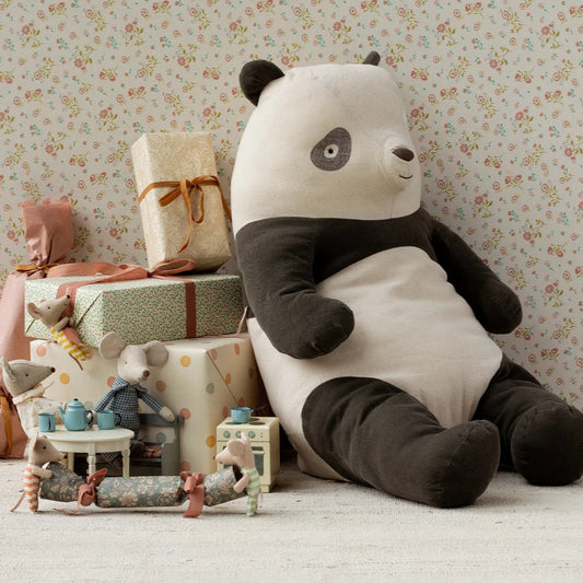 Safari Friends Grand panda en tissu - Maileg
