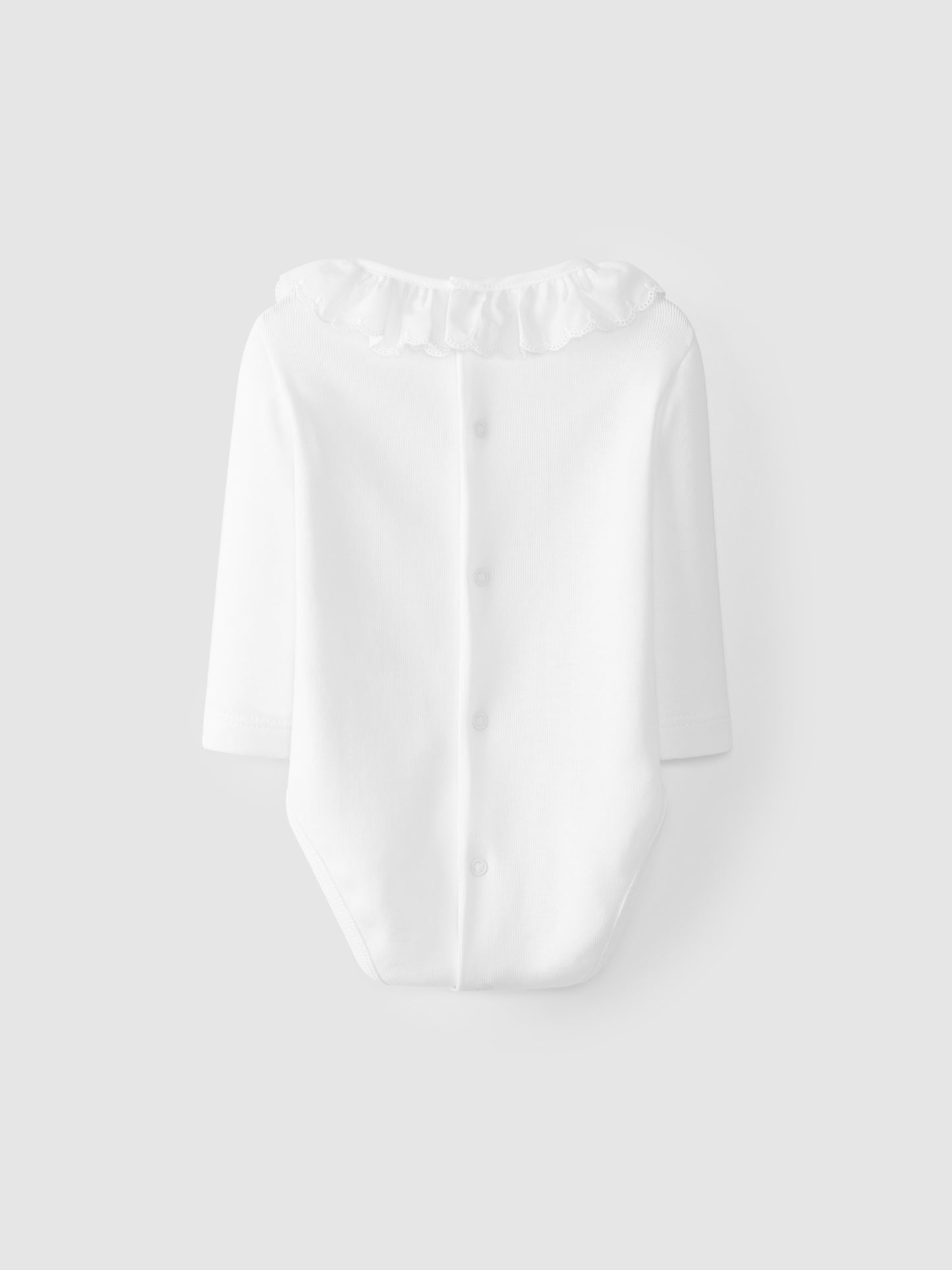 Body with embroidered collar - Laranjinha