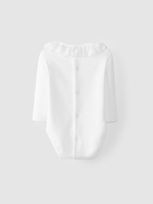 Body with embroidered collar - Laranjinha