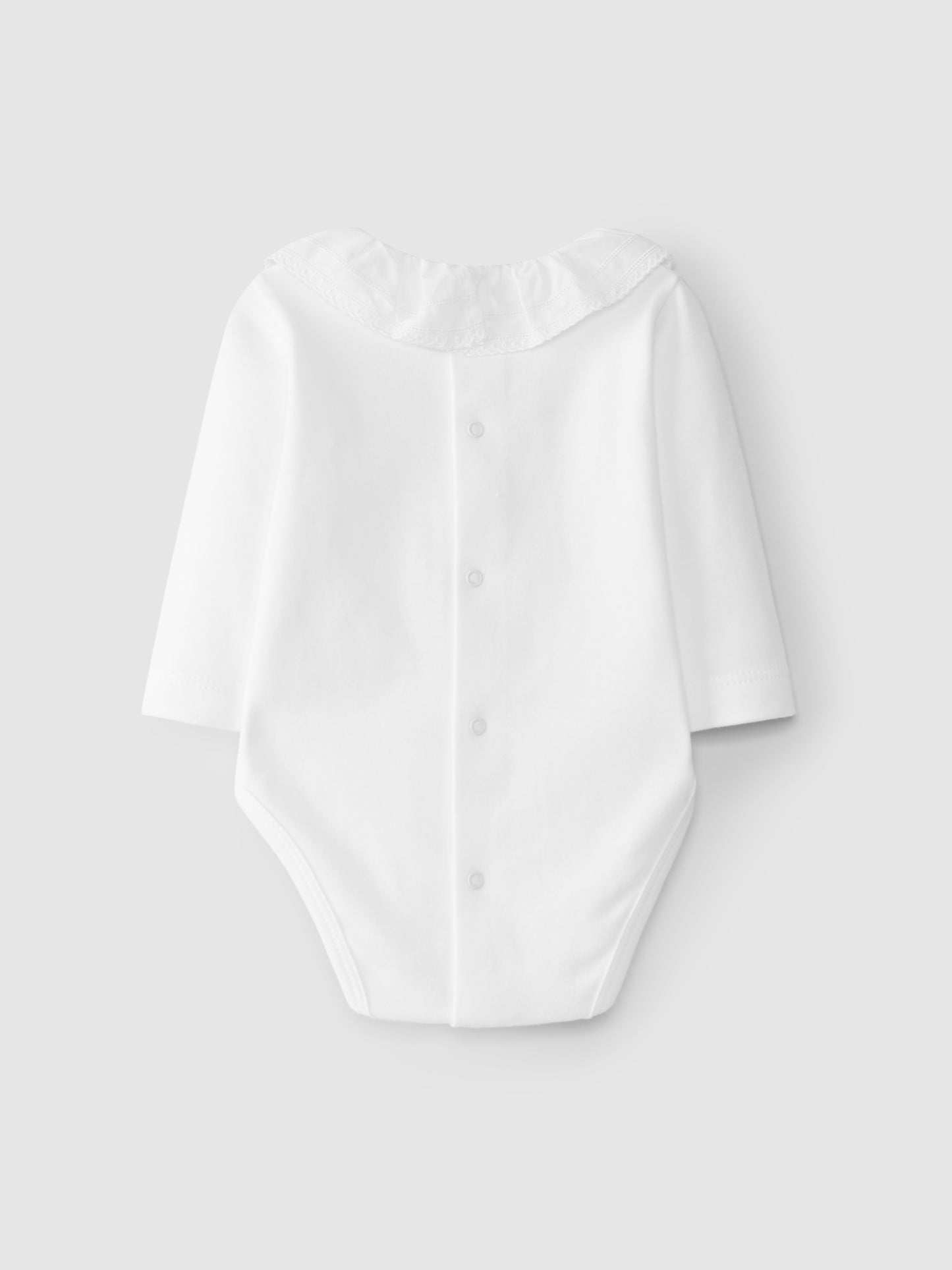 Body with English embroidered frill collar - Laranjinha