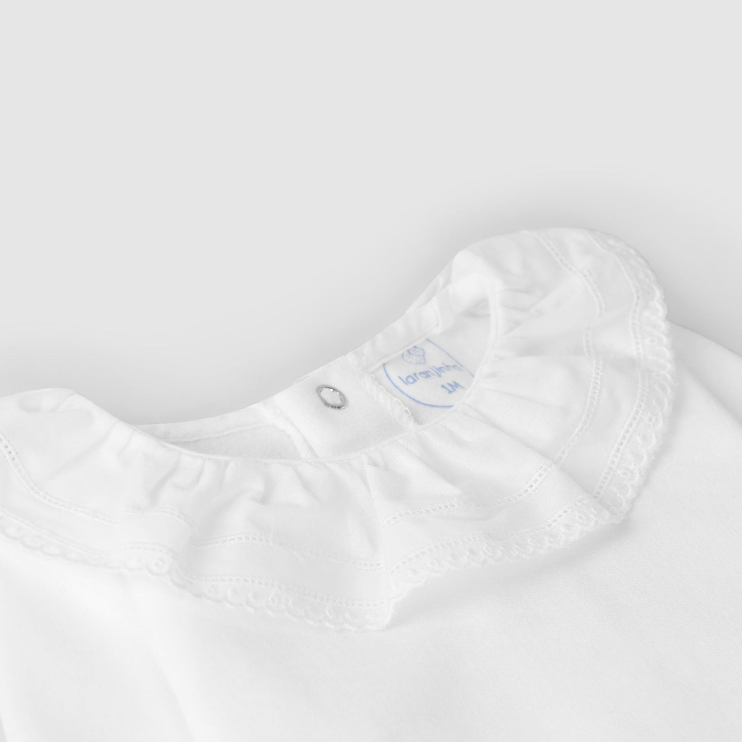 Body with English embroidered frill collar - Laranjinha