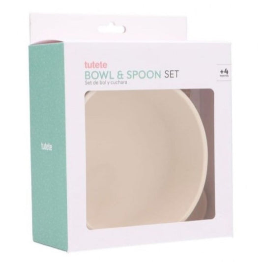 Taça com Ventosa e Colher Ivory - Tutete