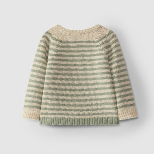 Knitted sweater with stripes - Snug