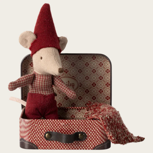 Souris de Noël dans une valise - Maileg
