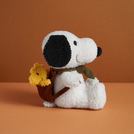 Snoopy com Woodstock na Mochila 20cm - Bon Ton Toys