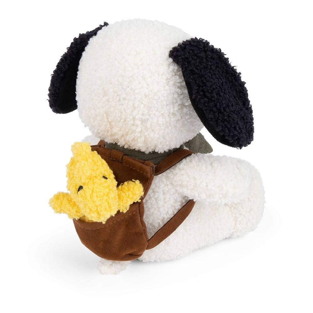 Snoopy avec Woodstock dans un sac à dos 20 cm - Bon Ton Toys