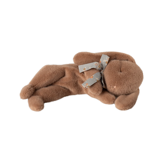 Sleeping Bunny Plush Small Soft Brown - Maileg