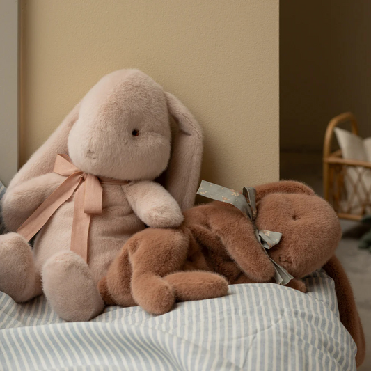 Sleeping Bunny Plush Small Soft Brown - Maileg