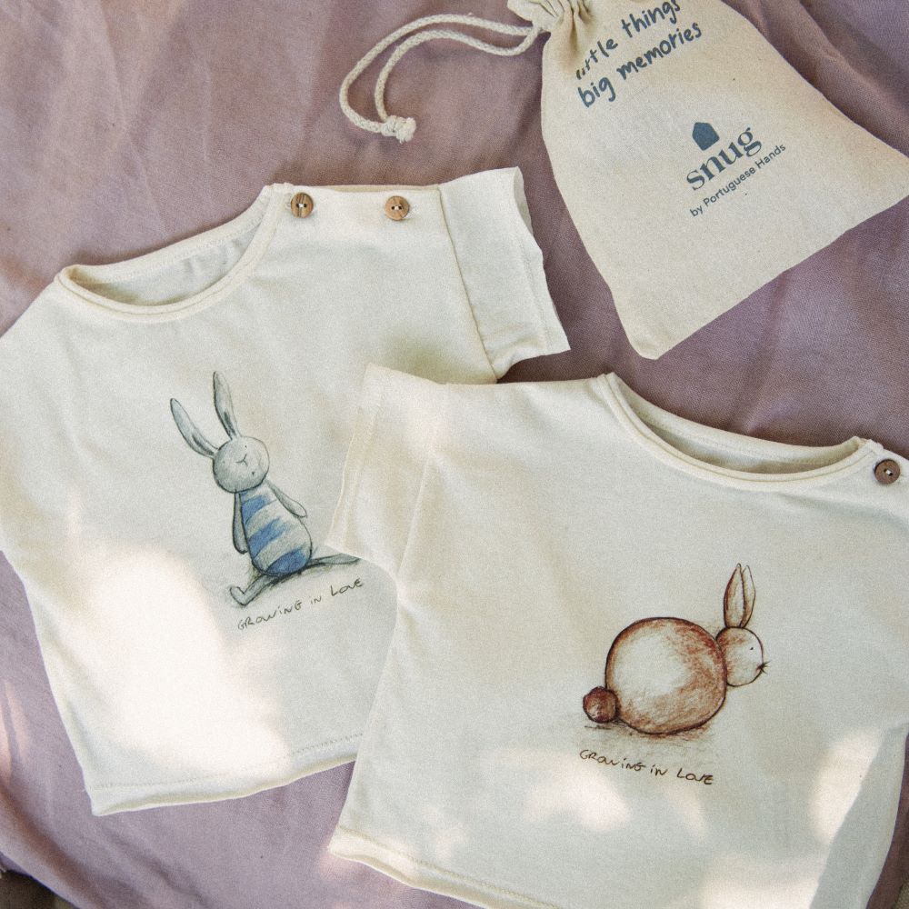 T-shirt lapin avec sac cadeau - Snug