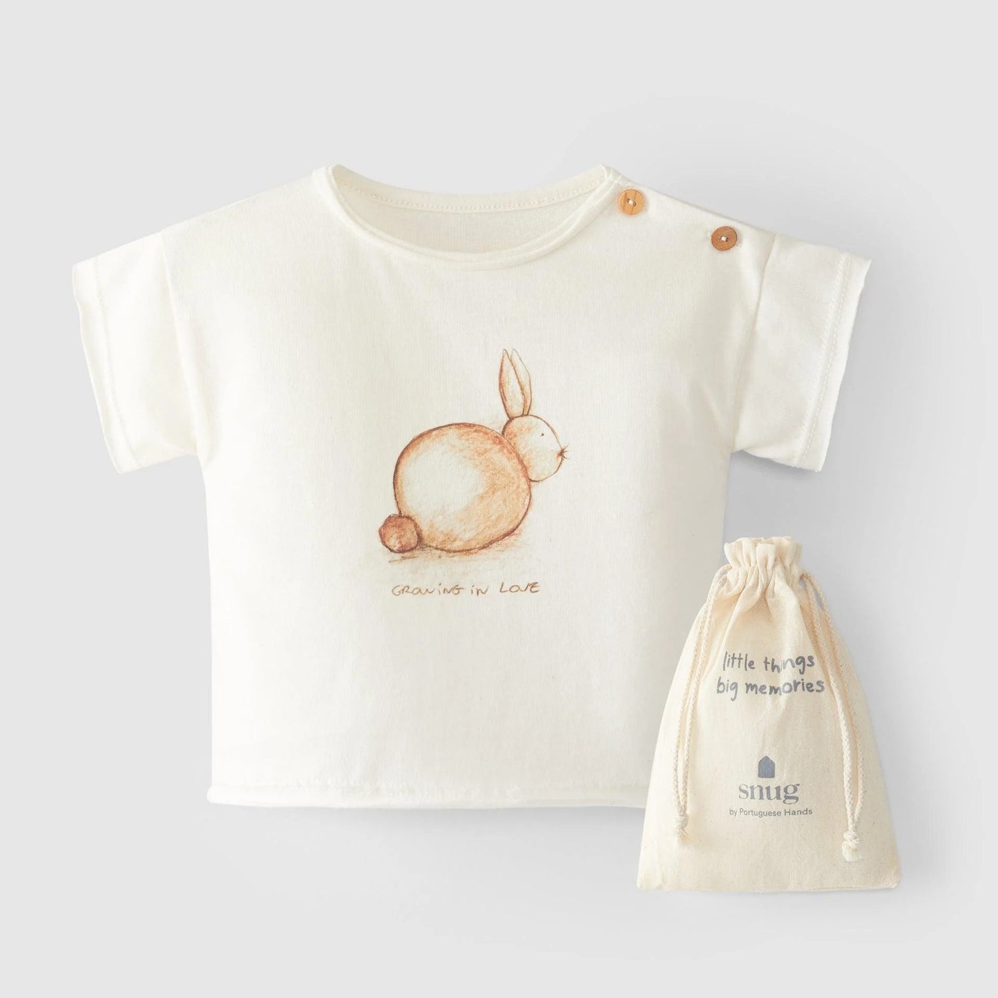 T-shirt lapin avec sac cadeau - Snug