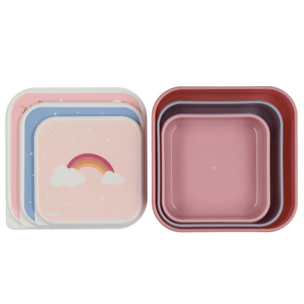 Lot de 3 boîtes à lunch - Tutete