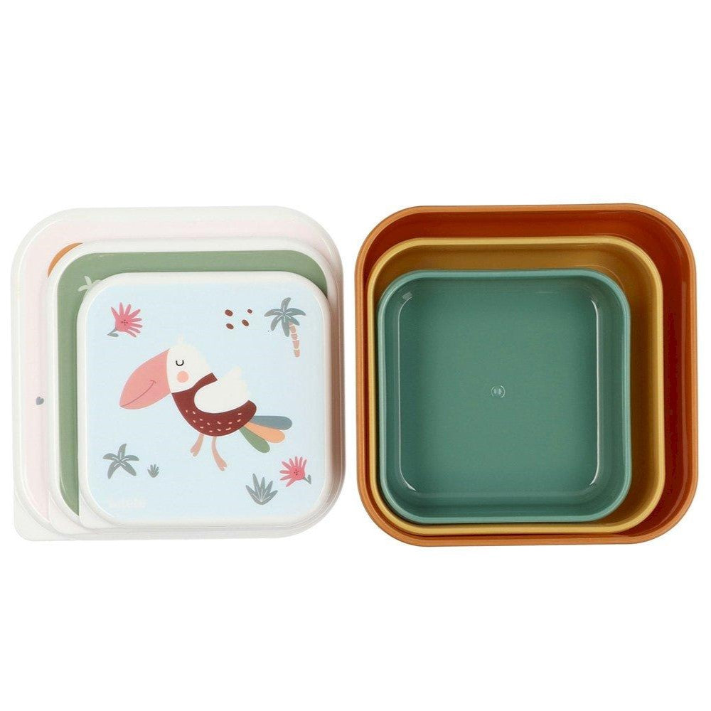 Lot de 3 boîtes à lunch - Tutete