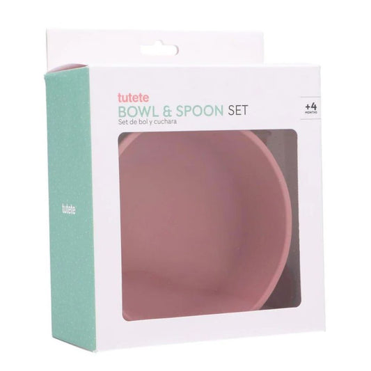 Taça com Ventosa e Colher Brick Dust - Tutete