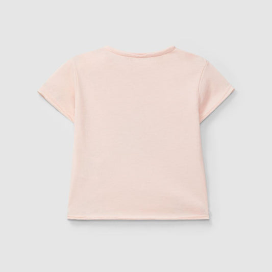 T-shirt em algodão com estampado Rosa - Snug