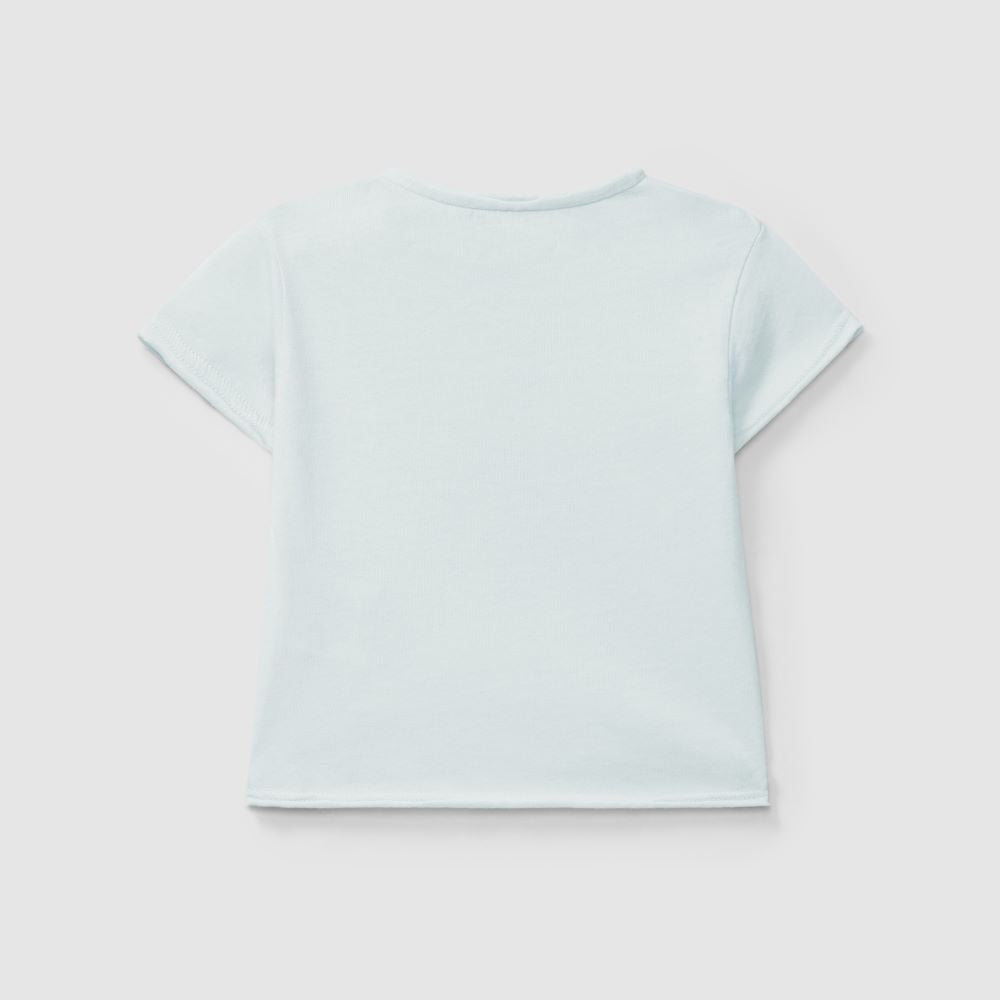 T-shirt em algodão com estampado Azul - Snug