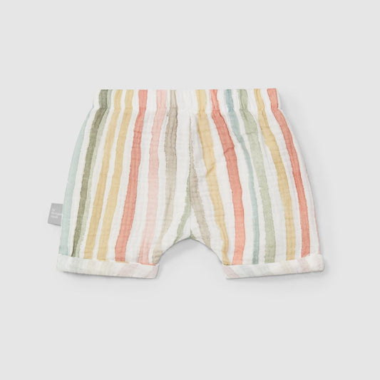 Calções pull-up riscas multicolor - Snug