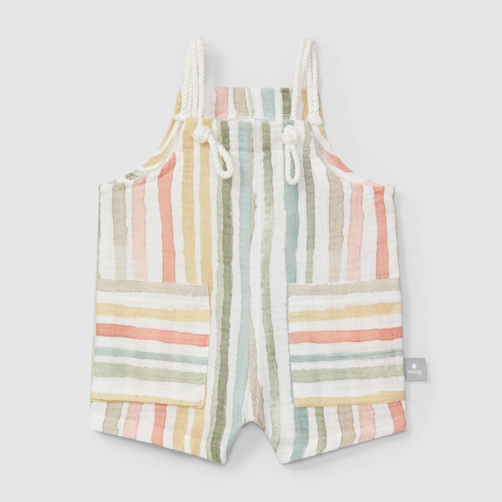 Calções de peito riscas multicolor - Snug