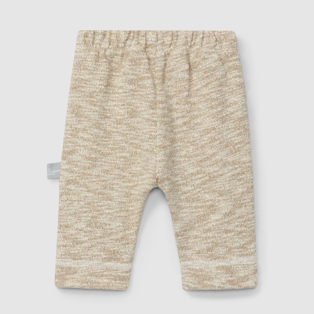 Calças pull-up em malha efeito tricot - Snug