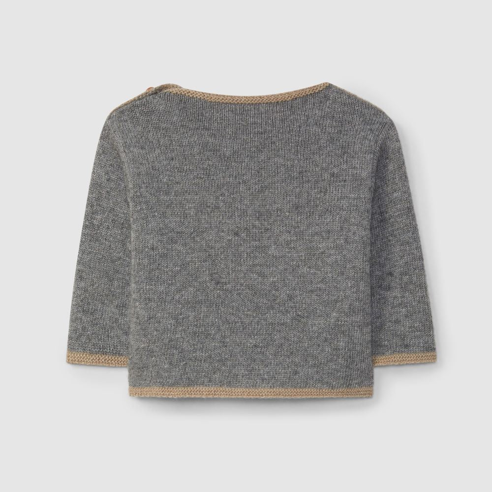 Camisola tricotada gato com detalhes em relevo - Snug