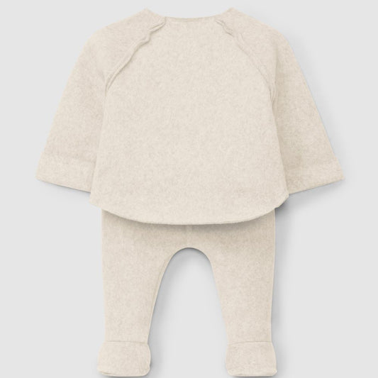 Conjunto de duas peças em malha polar de algodão orgânico - Snug