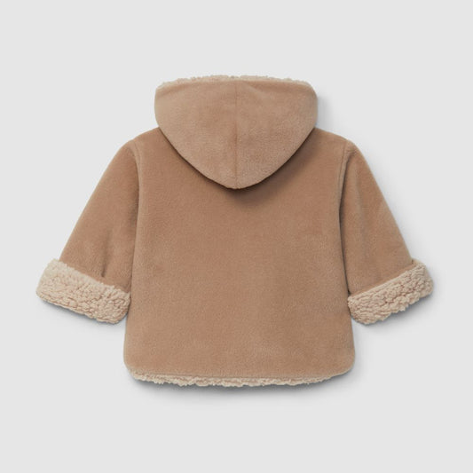 Casaco polar com capuz e interior de pelo - Snug