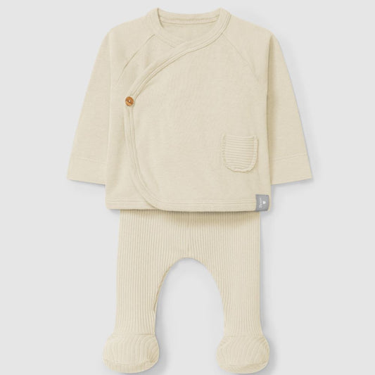 Conjunto de duas peças malha canelada - Snug