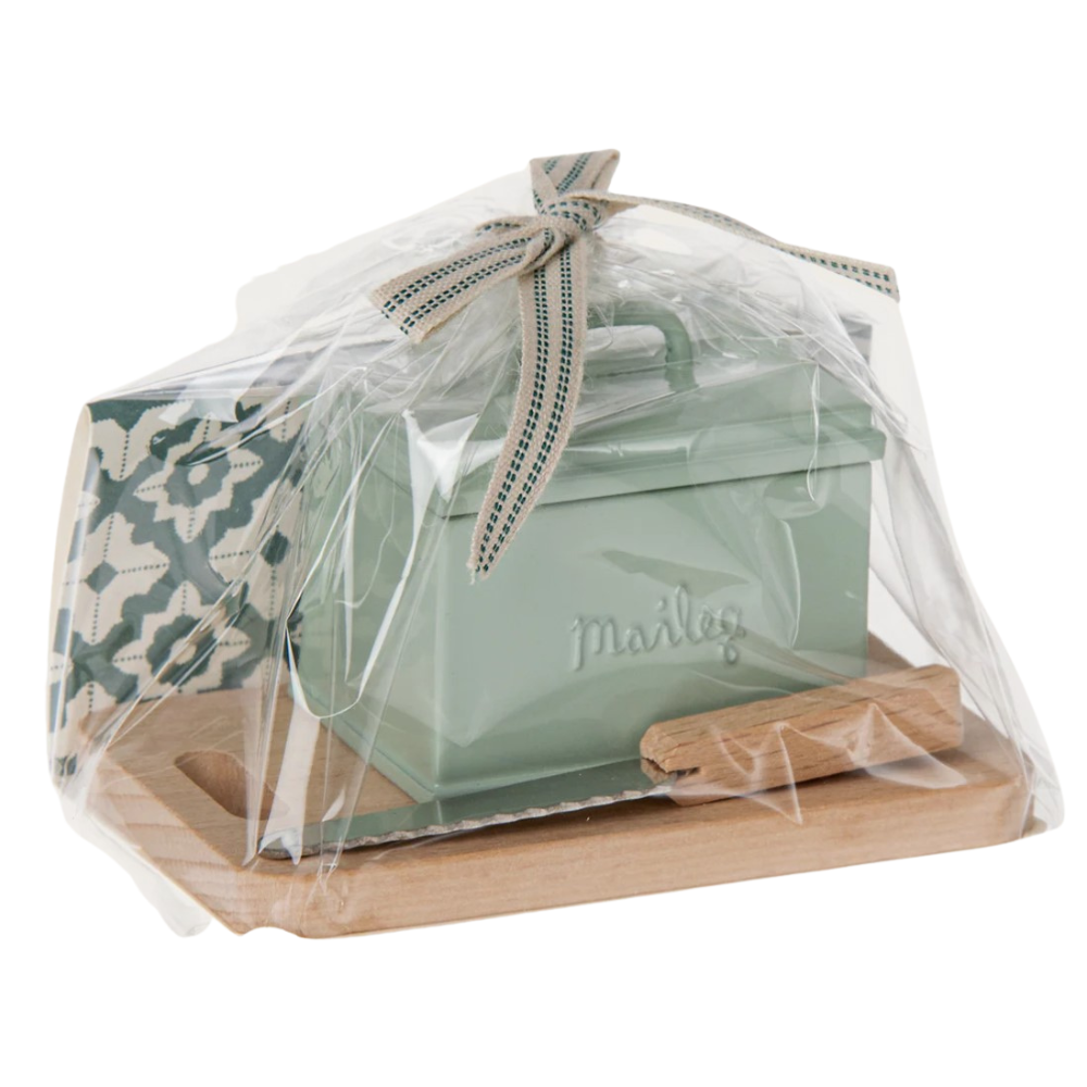 Miniature Bread box with utensils - Maileg