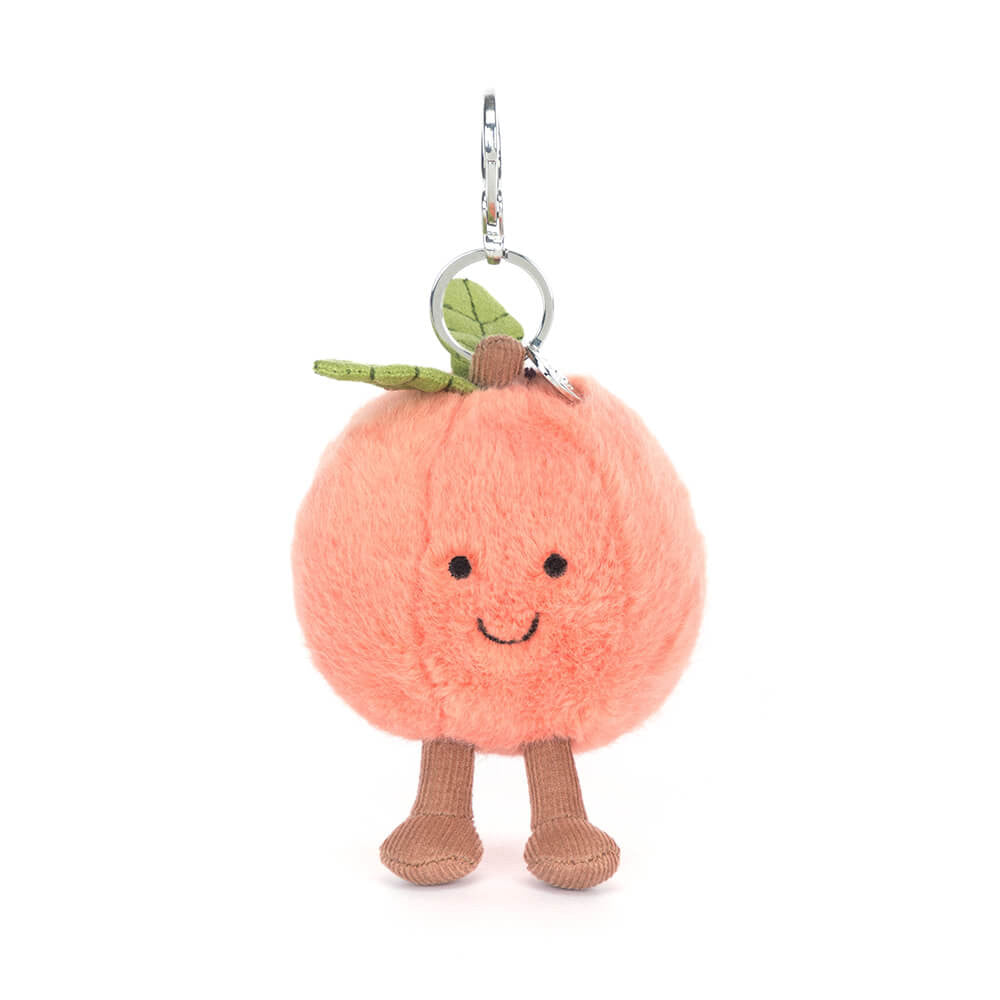 Amuseables Peach Bag Charm - Jellycat
