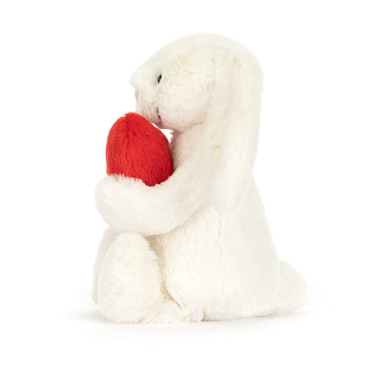 Bashful Red Love Heart Bunny - Jellycat