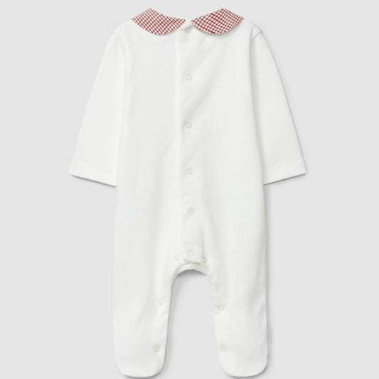 Babygrow urso e coelho no trenó - Laranjinha