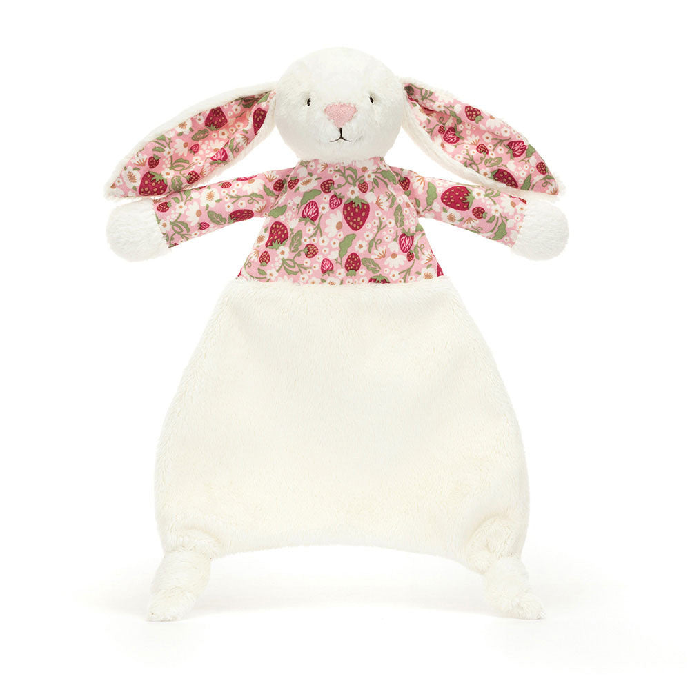 Blossom Cream Bunny Berry Comforter - Jellycat