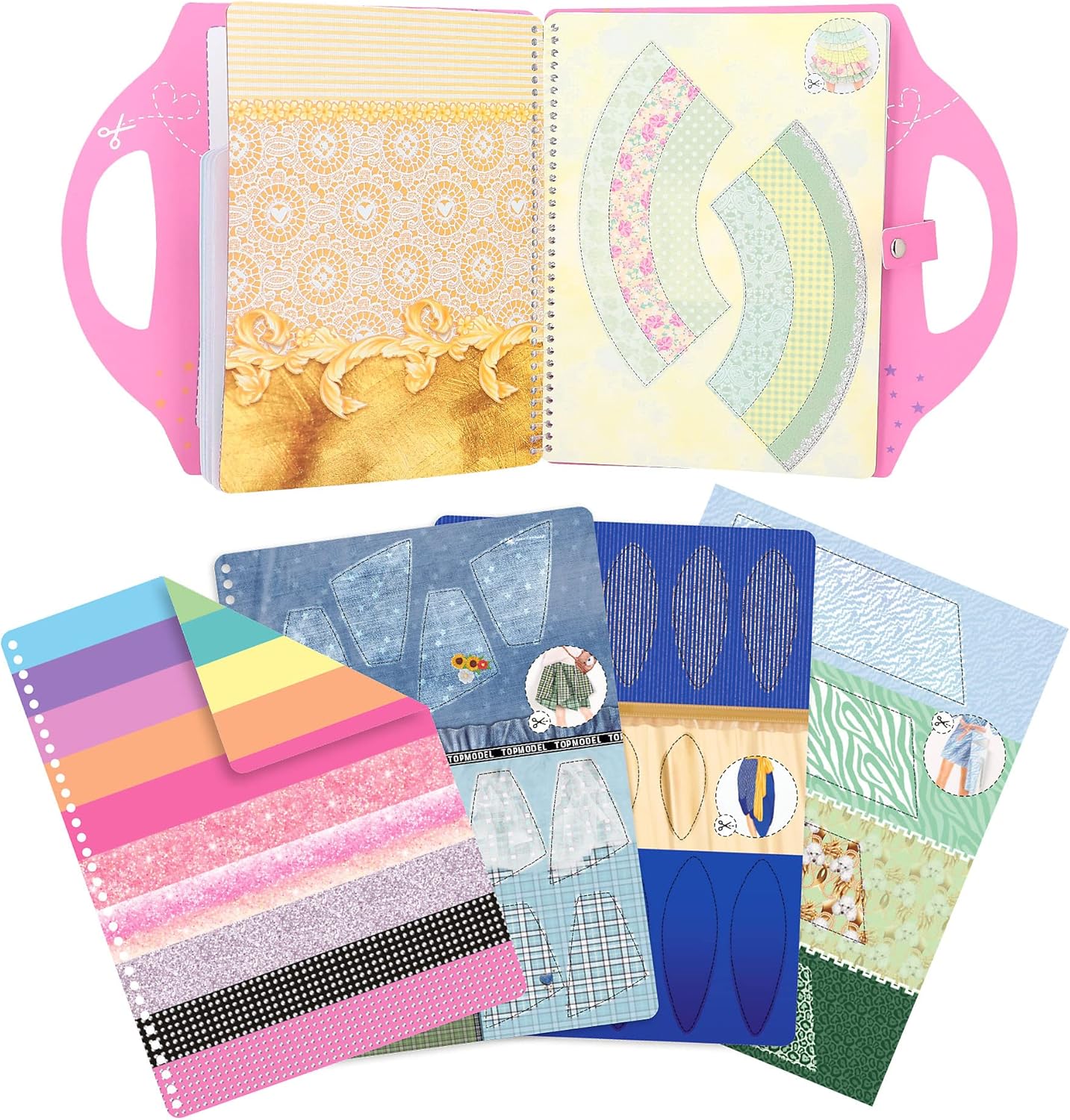 Caderno Collage Dress me Up - TopModel