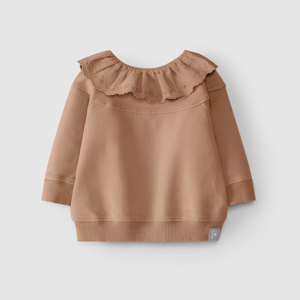 Pull polaire avec broderie anglaise - Snug