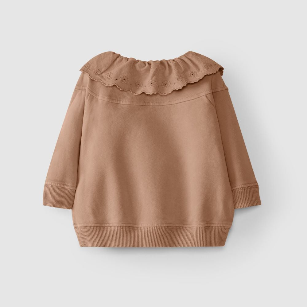 Pull polaire avec broderie anglaise - Snug