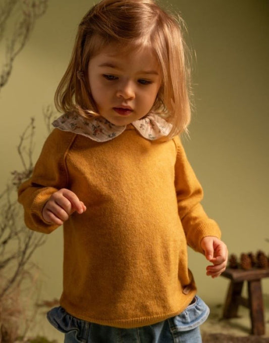 Pull tricoté avec col amovible - Laranjinha