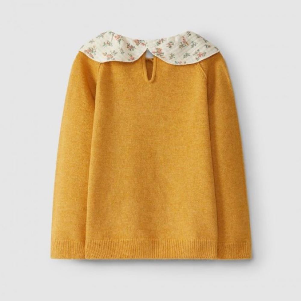Pull tricoté avec col amovible - Laranjinha